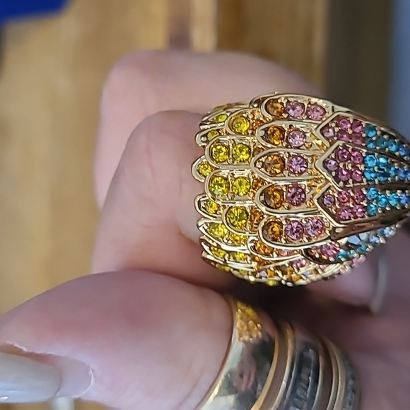 NWT Kurt Geiger ring size 7.5 bling bling bird head - Picture 6 of 10